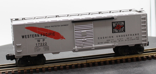 Lionel 6-17222 Western Pacific Standard O Boxcar Like New