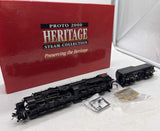 Proto 2000 23334 NORFOLK & WESTERN N&W 2-8-8-2 Powered Heritage Steam Collection Black DC HO Scale Like New