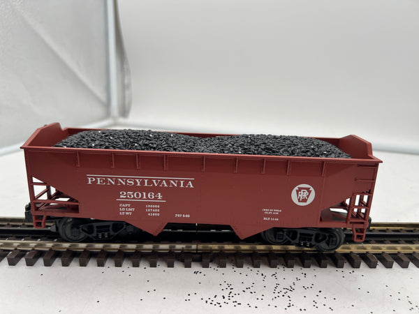 MTH Premier 20-90326D Pennsylvania O Scale Premier 2-Bay Offset Hopper Car Used Excellent