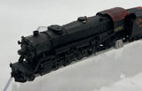 Kato 126-0200 Western Maryland WM 2-8-2 Heavy Mikado Steam Locomotive & Tender N Scale WEATHERED AS IS Used