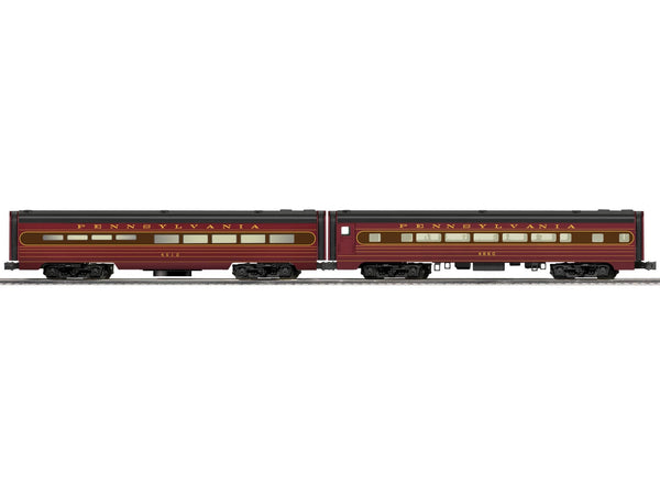 Lionel 6-25760 NEIL YOUNG SIGNATURE LINE PENNSYLVANIA 'TRAIL BLAZER' ADD-ON limited 15" ALUMINUM PASSENGER CAR 2-PACK O SCALE NEW