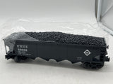 MTH 30-1647D Erie 4 BAY HOPPER W COAL LOAD O Scale NEW