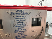 K-Line k613-7471 Spirit of 76 13 COLONIES SCALE EXTENDED VISION CABOOSE O SCALE Used Excellent AS IS