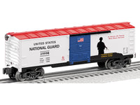 Lionel 6-29998 U.S. NATIONAL GUARD MADE IN USA BOXCAR O SCALE NEW