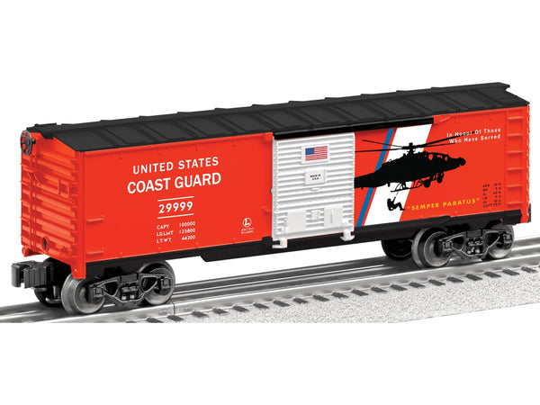 Lionel 6-29999 U.S. COAST GUARD MADE IN USA BOXCAR O SCALE NEW Damaged Box