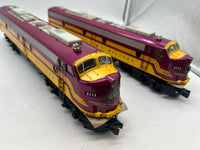 Lionel 2333310 ABERDEEN CAROLINA & WESTERN LEGACY E9 Locomotive Set O SCALE limited Like New