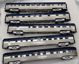 Lionel 2527490, 2527510 Nickel Plate Road NPR 4 car Passenger Set and StationSounds Diner (Set of 5 cars) O Scale Like New No Box