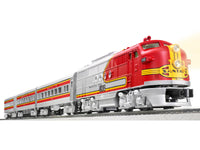 Lionel 6-30178 SANTA FE SUPER CHIEF PASSENGER SET W/ RAILSOUNDS RTR O SCALE NEW