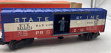 Lionel Postwar 3494-275 STATE OF MAINE Operating Box Car  O SCALE Used Excellent Damaged Box