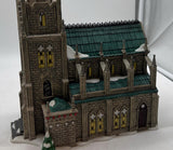 Department 56 56.59248SE Christmas in the City "Cathedral of St. Nicholas" Artist Signed Ceramic Building  Like New