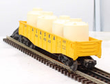 Lionel 6-9385 ALASKA GONDOLA with Canisters O Scale Used Damaged Box