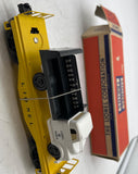 Lionel Postwar 6151 Range Patrol Truck on Flat Car YELLOW O SCALE Used Excellent Damaged Box limited