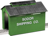 Lionel 6-37989 Sodor Shipping Co Covered Bridge / Train Shed Building  O SCALE Used Excellent No Box