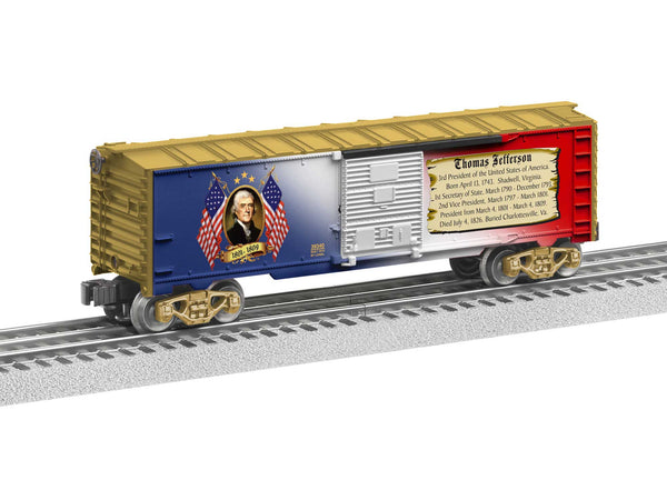 Lionel 6-39340 THOMAS JEFFERSON PRESIDENTIAL  BOXCAR O SCALE NEW