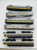 American Flyer 6-48102, 6-48900, 6-48901, 6-48902, 6-48903 Chesapeake Ohio C&O Passenger Train Set (Set of 5) PA-1 Diesel Locomotive and 4 passenger cars S Scale NEW