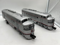 Lionel 6-38597 BURLINGTON LEGACY SCALE F-3 A-A DIESELS (PWR #9962-A & DMY #9962-C) O SCALE Used Excellent limited