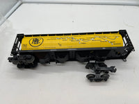 PARTS ONLY -- MTH Railking 30-75164 Pittsburgh & Lake Erie 4-Bay Cylindrical Hopper Car #197904. O SCALE BROKEN AS IS PARTS ONLY