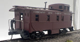 Athearn 1267 Chicago & North Western Caboose Brown Assembled HO Scale Used Excellent