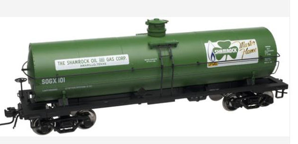 Atlas 8241-2  Shamrock 11,000 Gallon Tank Car (3-Rail) 105 O SCALE NEW