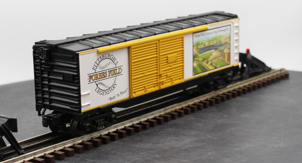 MTH Railking 30-74126 Forbes Field RailKing 40' Double Door Box Car O SCALE Like New
