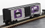 Lionel 6-29218 Vapor Records Purple Boxcar #6464-496 O SCALE Like New