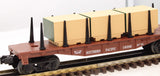 Lionel 6-16386 SOUTHERN PACIFIC Flatcar with Wood Load Mainline O Scale Used