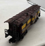Lionel 6-6422 DULUTH MISABE & IRON RANGE Bay Window Caboose Illuminated O Scale Used Excellent