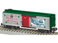 Lionel 6-48833 AMERICAN FLYER 2013 S GAUGE CHRISTMAS BOXCAR S SCALE Like New