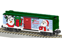 Lionel 6-48882 AMERICAN FLYER 2015 CHRISTMAS BOXCAR S SCALE NEW