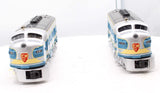 MTH 30-2142-0 EMD Demonstrator F-3 AA Diesel Set RailKing O Scale Used Excellent