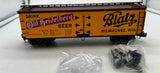 K-Line k742-80364  BLATZ BEER Wood-Sided Reefer #24113 "Drink Old Heidelberg Beer"  O SCALE Like New