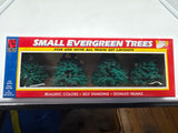 LIFE-LIKE TRAINS Life-Like 1022 SMALL EVERGREEN TREES O/N/HO/S SCALE (4 PACK ) NEW