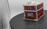 Dept 56 2202 Lionel Electric Trains Shop Snow Village  Used Excellent no light cord Damaged Box