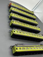 HO Scale Bargain Car Pack 26: 6 Green Canadian National CN Passenger Cars HO SCALE USED