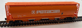 Bachmann 19141 HOPPER - 4 BAY CYLINDRICAL GRAIN - POTACAN HO SCALE Like New