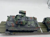 MTH Premier 20-95426 U.S. Army O Scale Premier 60' Flat Car w/(2) Bradley Fighting Vehicles Like New