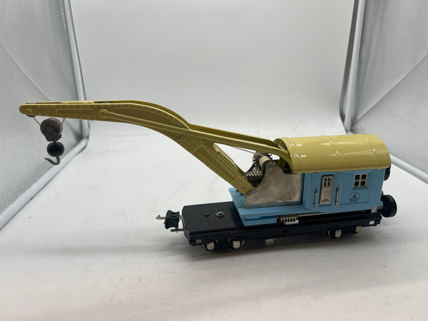 MTH Tinplate 11-70089 Baltimore & Ohio Lionel Corporation Tinplate No. 2810 O Gauge Derrick Car O SCALE Used Excellent No Box