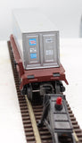 MTH 30-7664 SANTA FE Flat Car w/Sea container O Scale Like New