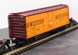 Atlas 0538-2 WESTERN MARYLAND 40' Plug Door Box Car Trainman O Scale NEW