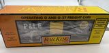 MTH Railking 30-79427 Pittsburgh & Lake Erie Operating Box Car w/Signal Man O SCALE Like New