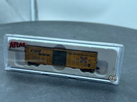 Atlas 50 000 774 Railbox large logo 33616 ACF 50'6" boxcar N SCALE WEATHERED AS IS Used Excellent