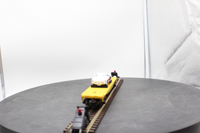MTH Rugged Rails 33-7603 Chessie Flat Car - with 1957 Corvette  #81130 O SCALE Like New