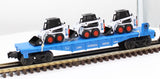 Lionel 6-16923 lionel Lines Flat Car w/ 3 753 Bobcats O SCALE (custom ) Like New
