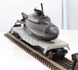 Lionel 6-16351 UNITED STATES NAVY 1992 Flatcar w Submarine O Scale Like New