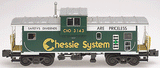 Atlas 6620 Chessie System C&O Safety Extended Vision & Standard Cupola Cabooses #2 O Scale NEW