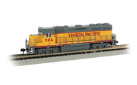 Bachmann 66351 UNION PACIFIC EMD GP40 WITH OPERATING HEADLIGHTS 906 ECONOMAI DCC SOUND VALUE N SCALE NEW