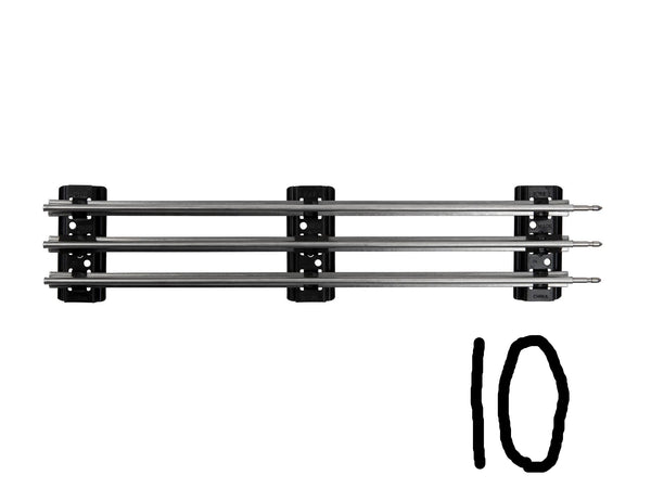 Lionel 6-65500 10 INCH STRAIGHT TRACK SECTION (0 GAUGE) TUBULAR TRACK **10 PACK**  O SCALE NEW