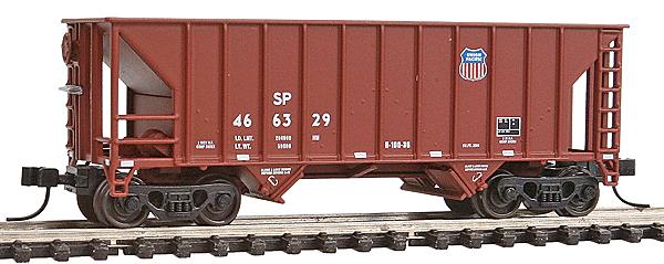 Walthers 932-50104 UNION PACIFIC Greenville 100-Ton 2-Bay Hopper Ready to Run Boxcar Red, white #466329 N Scale Like New