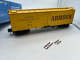 Atlas 8530-1 Armour 40' Steel Reefer 1574 3 rail O SCALE Very Good As Is Broken Ladder