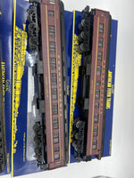 Lionel American Flyer AF 6-48992 Pennsylvania PRR Heavyweight Passenger Car 4-Pack (Carnegie, Indian Rock, Skyline, Chase) S SCALE Like New